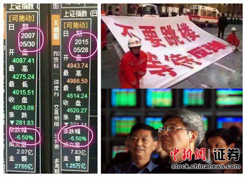 周四滬指暴跌6.5% 股民戶均浮虧2萬(wàn)元